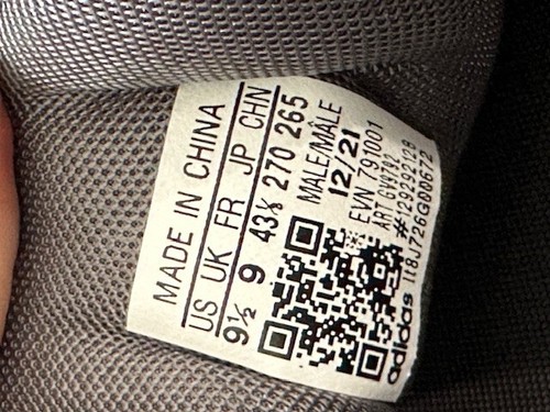 NEW Adidas S2G Spikeless Golf GV9792 White Grey 9.5 US Amputee Right Shoe ONLY - Picture 7 of 8