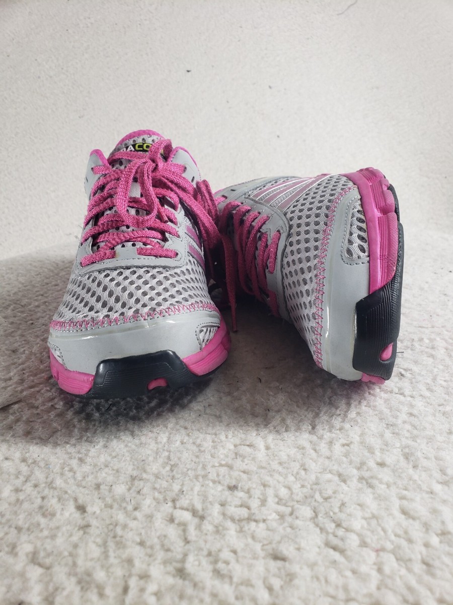 Adidas Climacool Women Sneakers 8 1/2 Pink Fabric Lace Up