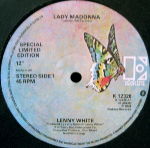 Lenny White - Lady Madonna (12", Single, Ltd)
