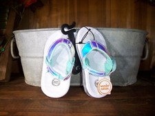 WONDER NATION GIRL TODDLER CASUAL FLIP FLOPS SHOES SIZE 5-6 BEACH POOL SHOES NEW