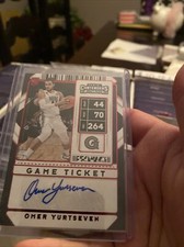 2020-21 Contenders Draft Picks Omer Yurtseven RC Auto Hoyas Miami Heat Future⭐️