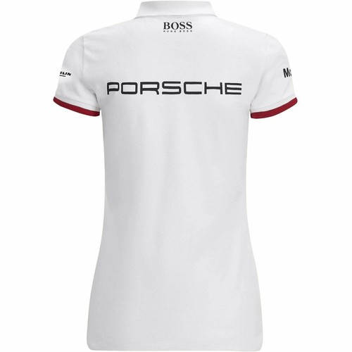Porsche Motorsport Polo Shirt for Women w/ Motorsport Kit (White) - Picture 2 of 5