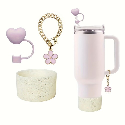 3Pcs Zubehör Set Für Stanley-Becher 30 40oz Isolierte Hülse Reisebecherhalter - Picture 7 of 20