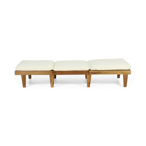 Outdoor Recliner Chaise Lounge Patio Reclining Chair Pool Lawn Beach Lounger - Picture 8 of 10