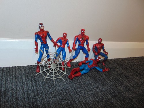 Spider-Man Figure Bundle - Toy Biz, Marvel Legends, Movie Maguire, Web Battlers - Picture 5 of 12
