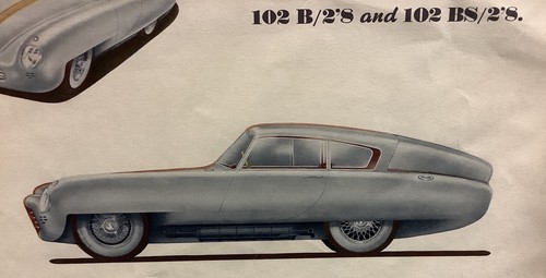 SELTENER Katalog 1953 PEGASO 102B SAUUTSCHIK SUPERLEGGERA BIG SPORTS BERLINETTE !! - Bild 1 von 5