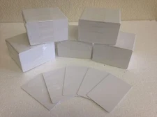 500 x White Composite PVC 60/40 CR80 .30 mil PVC Credit Card Size for ID Printer