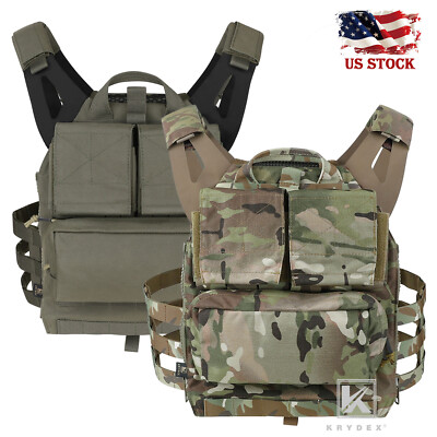 KRYDEX 2.0 Plate Carrier Zip-on Backpack Tactical MOLLE Vest
