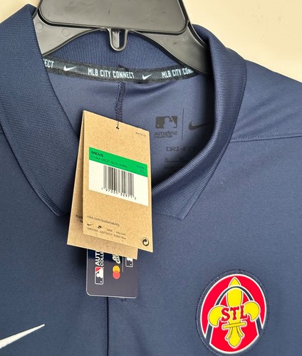 Polo uomo Nike Dri-fit St. Louis Cardinals nuova taglia XL colore blu STL - Foto 4 di 7