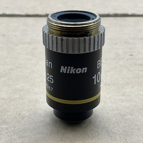 Nikon BE Plan 10x / 0,25 ∞/- Obiettivo microscopio WD6.7 - Foto 2 di 6