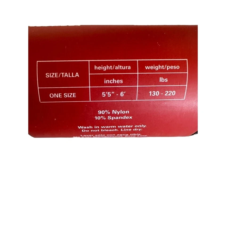 Medias Esprit sin pies talla única nailon mezcla spandex negras Foto 3 de 4