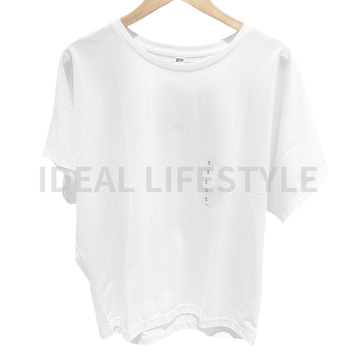 UNIQLO AIRism Drape T-Shirt S-3XL Crew-Neck Short-Sleeve Women 478344 NWT - Picture 3 of 19