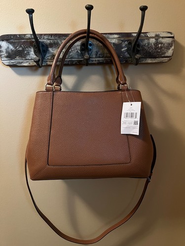 New Kate Spade Pebbled Leather Satchel - Bild 5 von 7