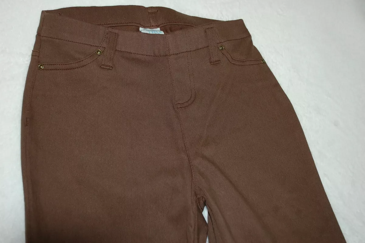Chocolate top brown jeggings