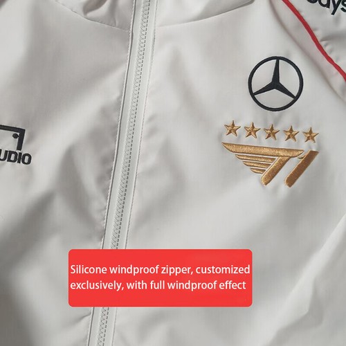 Abrigo 2025 LCK Team T1 Uniforme S14 Faker Chaqueta LOL Campeonato Mundial Bordado - Imagen 3 de 6