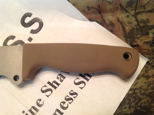 Busse Combat HOG Basic 8 BIG DCBB Finish With Tan Respirene C Handle - Picture 9 of 12
