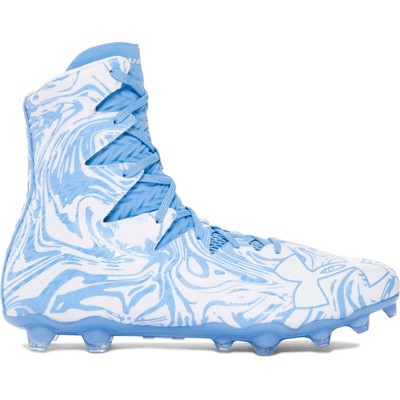 under armour highlight cleats blue and white