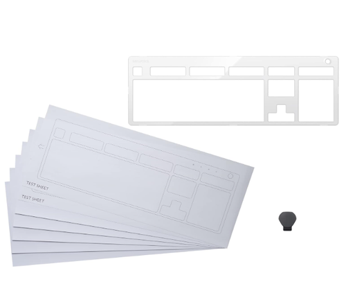 Topre REALFORCE Kit di progettazione pannello trasparente completo / TKL M0501A/M0502A NUOVO - Foto 6 di 24