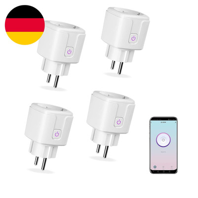 Jinvoo Smart Plug, Kabellose Mini-Steckdose, Alexa-Buchse, Smart Home Wlan-Steck