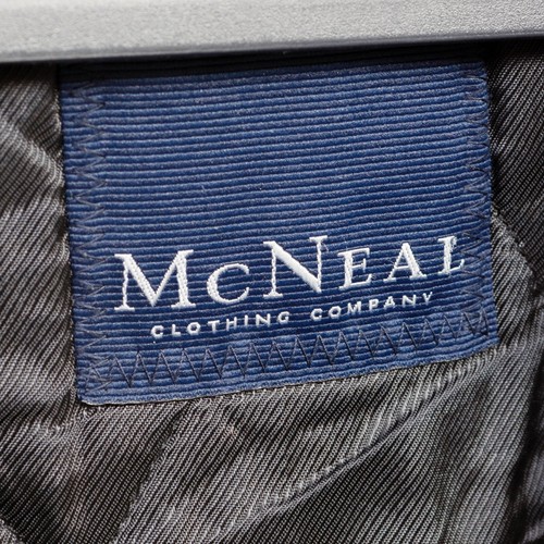 Abrigo Formal De Lana Mezcla MCNEAL Para Hombre UK 42 US EU 52 Gris - Imagen 2 de 5