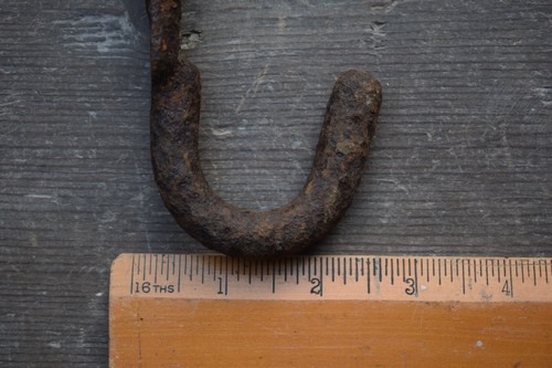 Victorian Beam Hooks | 3 Available | Old Wrought Iron Vintage Antique Reclaimed - Picture 6 of 9