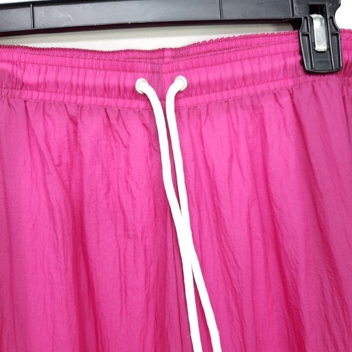 American Apparel Jogger Windbreaker Pants Womens XL Ankle Zip Drawstring - Imagen 10 de 13