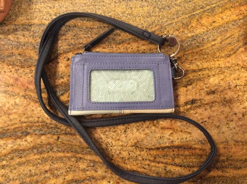 THE SAK Silverlake blau Leder Ausweis Schlüsselband  - Bild 2 von 4