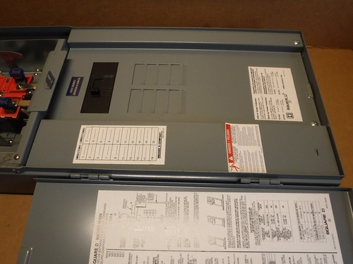 Square D Meter Main 150A RC816F150CH 16 Circuits Enclosure Electrical - Picture 6 of 8