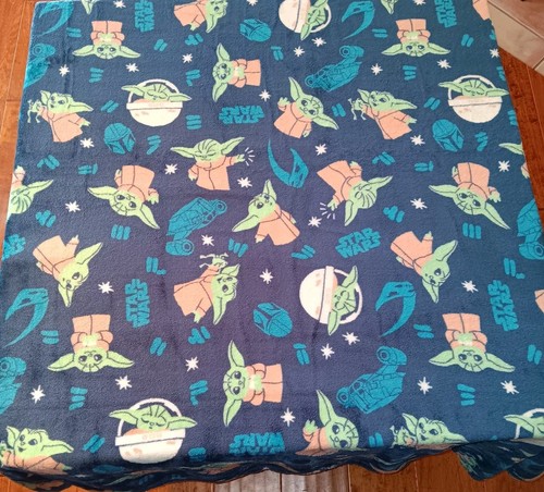 Disney Star Wars Baby Yoda Grogu Child The BIG One Blanket - Picture 4 of 6