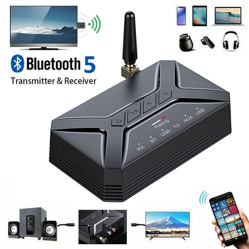 Long Range Bluetooth 5.0 Transmitter Receiver Audio Adapter for TV Home