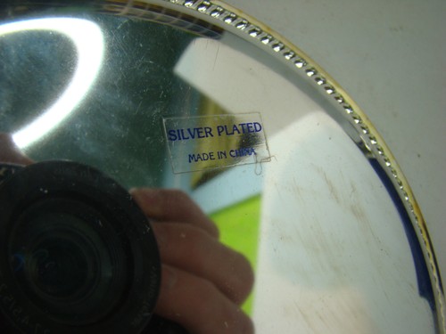 Juego de tocador plateado International Silver Company 1993 99114278 jarrón con placa - Imagen 9 de 13