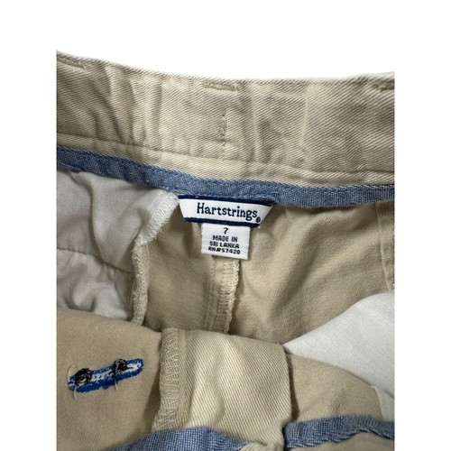 Hartstrings Boys Kahki Cargo Pants with blue and red embroidered race cars - Picture 3 of 7