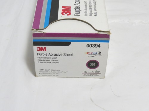 3M 00394 Stikit 36E Purple 2 3/4" x 16 1/2" Grit File Sheet - Picture 2 of 4