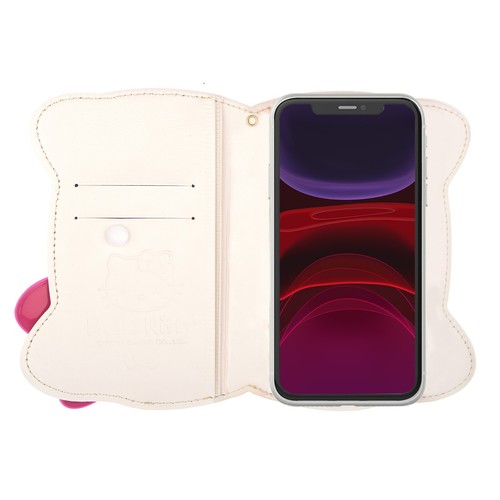 HELLO KITTY Face Flip Wallet for iPhone 16 15 14 13 12 11 Pro Max mini Case - Photo 15 sur 100