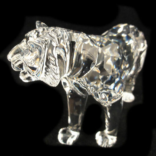 SWAROVSKI TIGER Silver Crystal 2.75" tall NEW IN BOX Made in Austria #220-470 - Picture 3 of 4