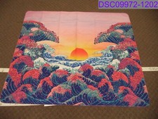 Ocean Wave Tapestry Sunset 3D Great Wave 58" x 51"