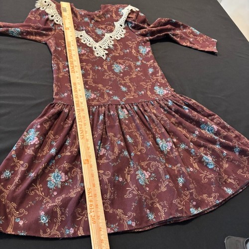 Vintage 1970's Jessica McClintock Gunne Sax Girls Childs Dress Cottagecore SZ M - Picture 12 of 14