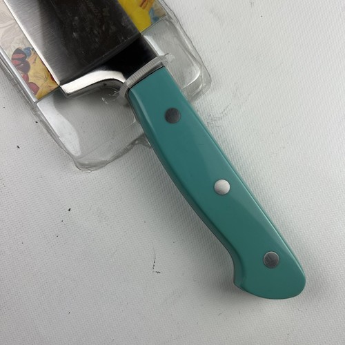 The Pioneer Woman Blue 8" CHEFS KNIFE Signature Style Precision Sharp NEW - Picture 3 of 5