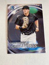 JJ Bleday 2020 Bowman Chrome Glimpses of Greatness GOG-JB Miami Marlins