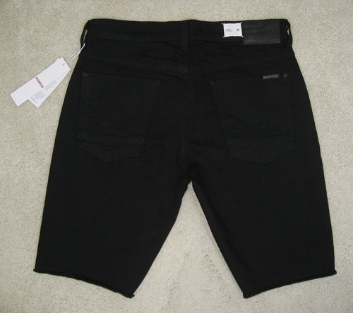 NWT HUDSON Mens Hess 5 Pocket CutOff Short Jeans Shorts Size 31 Smith Black Wash - Picture 4 of 12