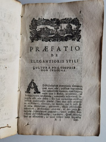 1776 - M. FRIDERICI CHRISTIANI BAUMEISTERI ELEMENTA PHILOSOPHIAE RECENTIORIS - Picture 4 of 12