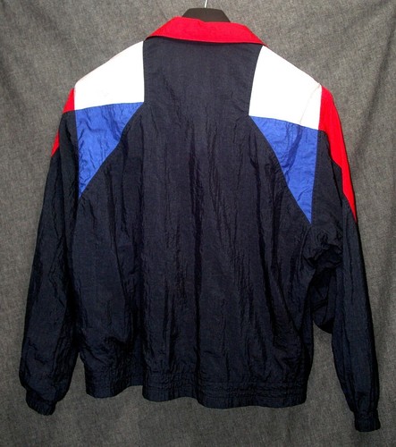 Vintage Men’s FILA Tracksuit (Jacket 40, Pants 34) Navy Royal Red White - Picture 3 of 15