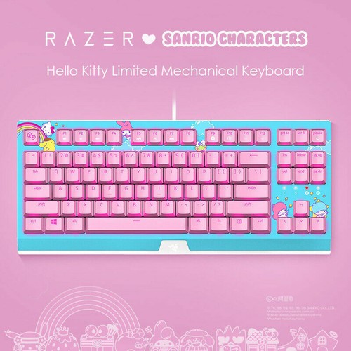 Razer Limited Cute KT cat BT Bluetooth Bezprzewodowy zestaw słuchawkowy Klawiatura Mysz - Zdjęcie 6 z 10
