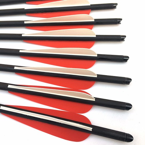 Pernos ballesta de caza de 20/22 pulgadas flechas de carbono tiro con arco flechas ballesta - Imagen 5 de 7