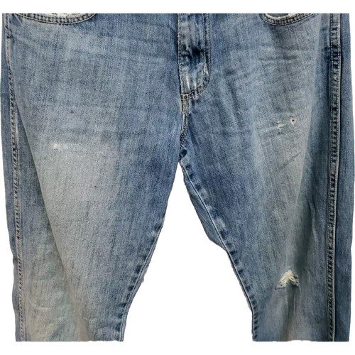 Wrangler Mens Jeans Size 31 X 34 Distressed Faded Worn Cowboy - Picture 11 of 13
