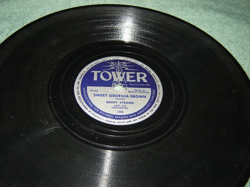 78 RPM Benny Strong: Baby Face / Sweet Georgia Brown on Tower 1255 EXC shape - Picture 2 of 2