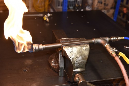 Quemador de gas propano para herreros forja, horno. Pequeño. Alimentado por compresor de aire. - Imagen 3 de 8