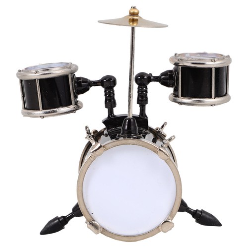 Miniature Drum Model Simulation Miniature Drum Model Dollhouse Model Music Room - Picture 7 of 12
