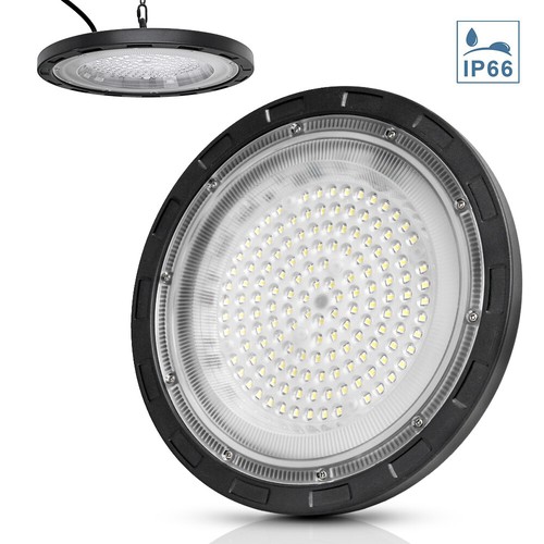 UFO LED Hallenbeleuchtung Industrielampe High bay Hallenstrahler Hallenleuchte - Bild 24 von 25