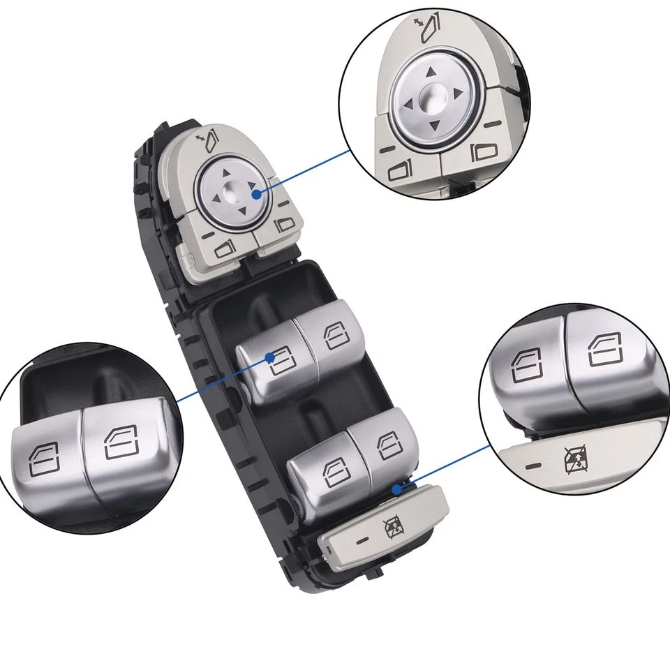 Master Window Switch Control for Mercedes-Benz C63AMG C63 AMG S GLC300 2015-2018 Foto 4 de 4